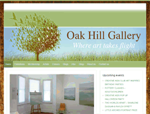 Tablet Screenshot of oakhillgallery.com.au